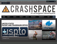 Tablet Screenshot of blog.crashspace.org
